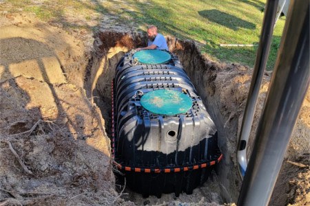 Septic tank repairs